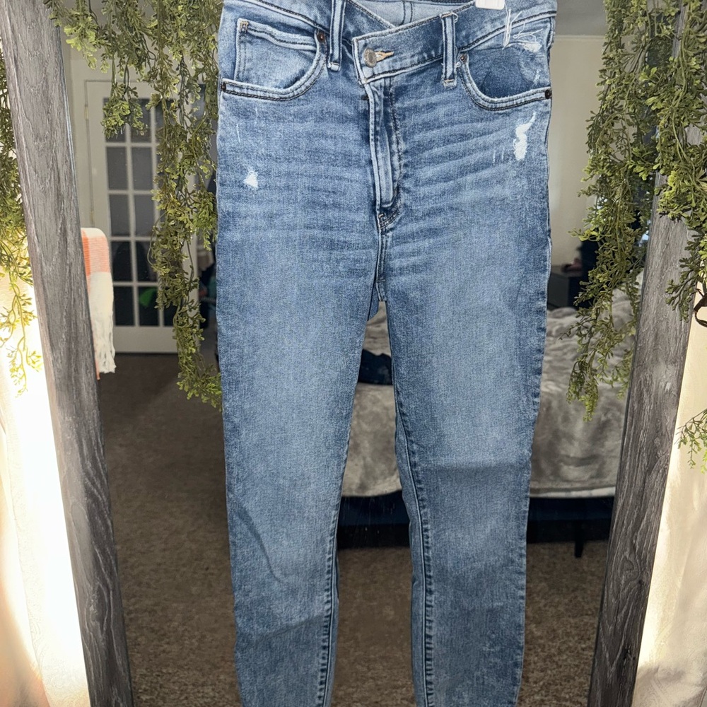 Abercrombie & Fitch Light Blue Skinny Jeans